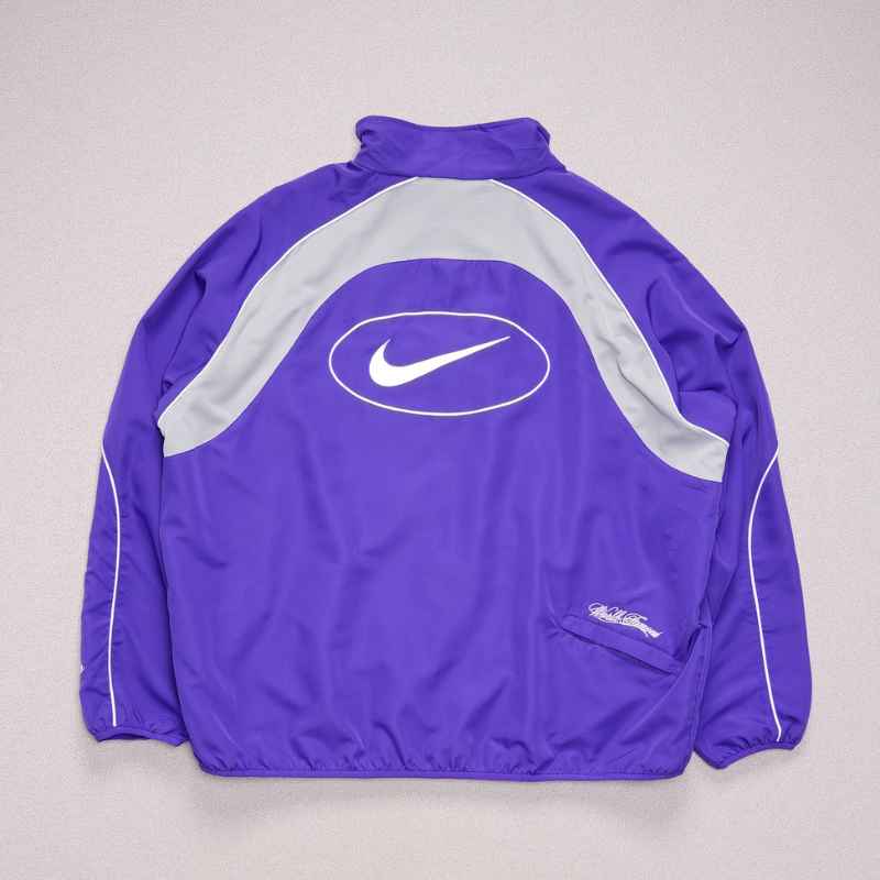 Conjunto Supreme x Nike Track Roxo