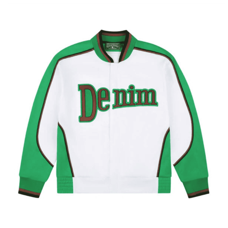 Jaqueta Denim Tears Track White/Green