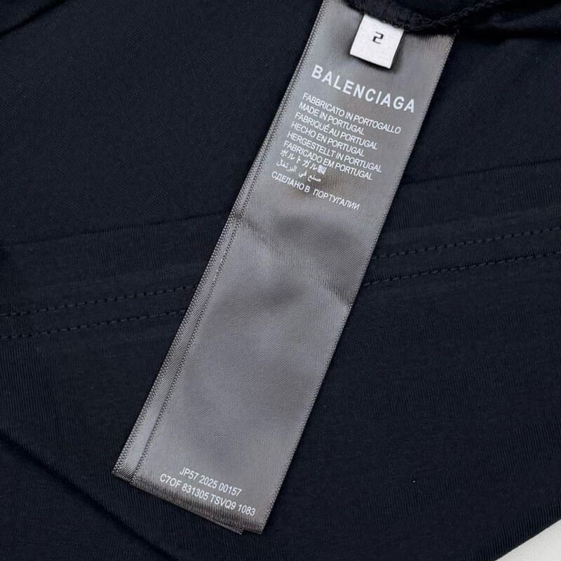 Camiseta Balenciaga Lamborghini Faded Black