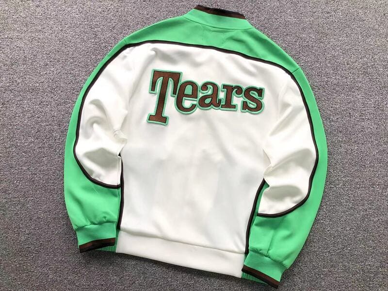 Jaqueta Denim Tears Track White/Green