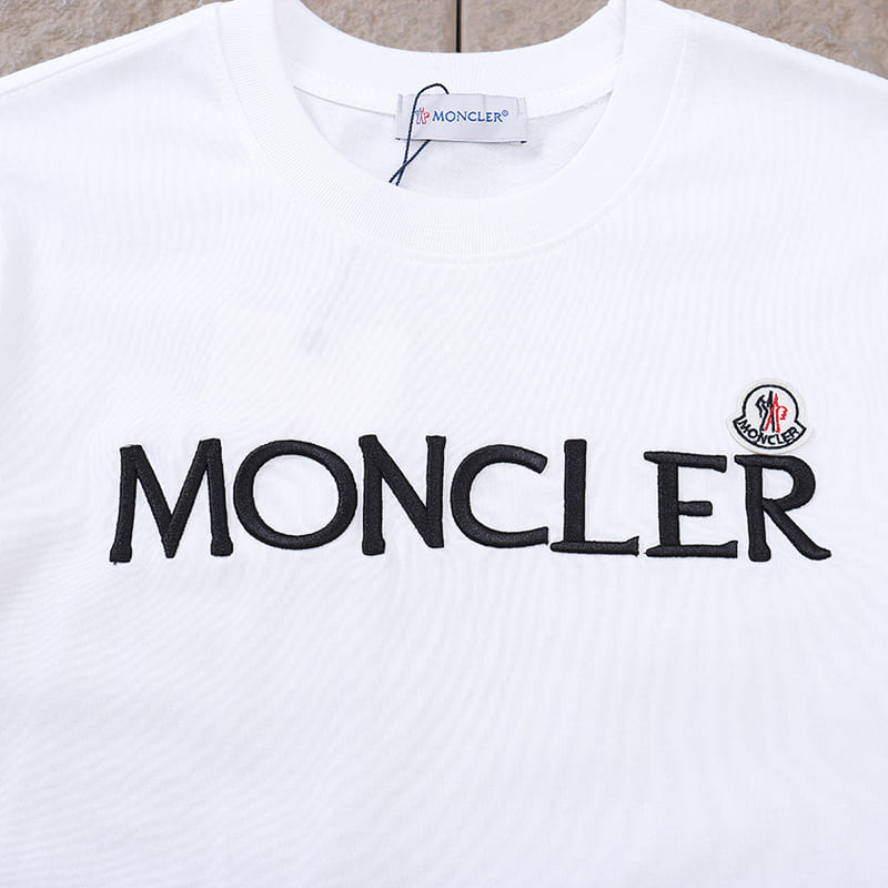 Camiseta Moncler Enfant Logo Branca