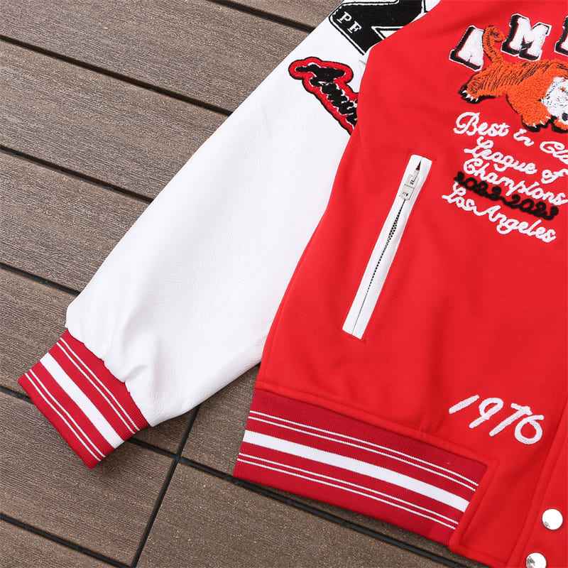 Jaqueta Amiri College Logo Patch Vermelha