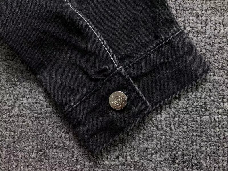 Jaqueta Corteiz C-Star Denim Jeans Preto