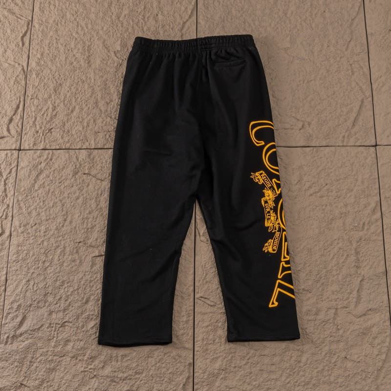 Conjunto Corteiz Superior Royale Preto/Amarelo