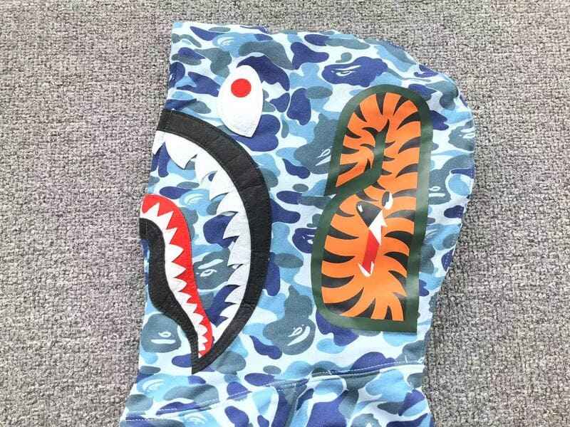 Moletom Bape Shark ABC Camo Azul