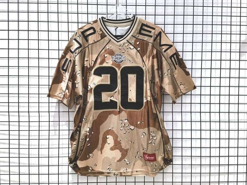 Camiseta Supreme Paneled Jersey Chocolate Camo