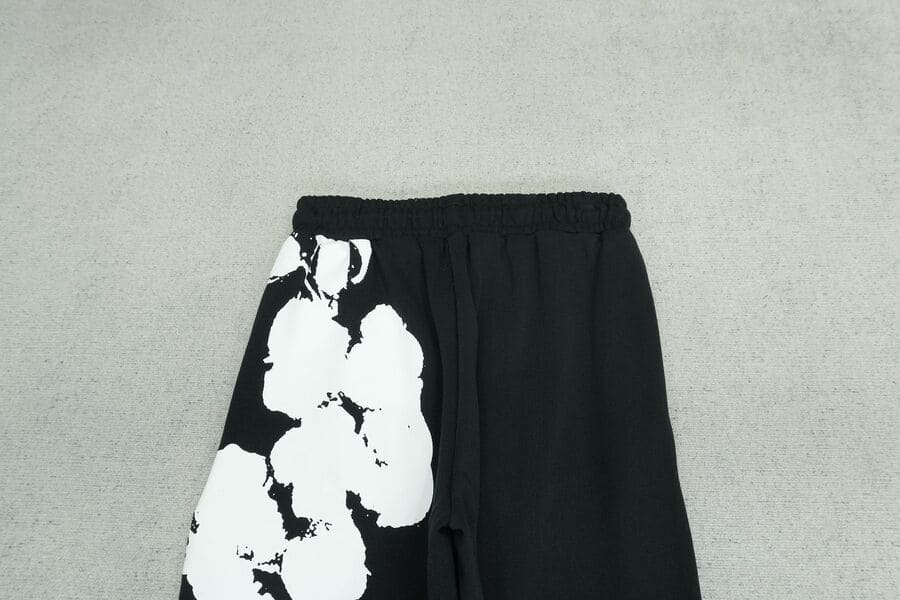 Calça Denim Tears Big Cotton Wreath Black