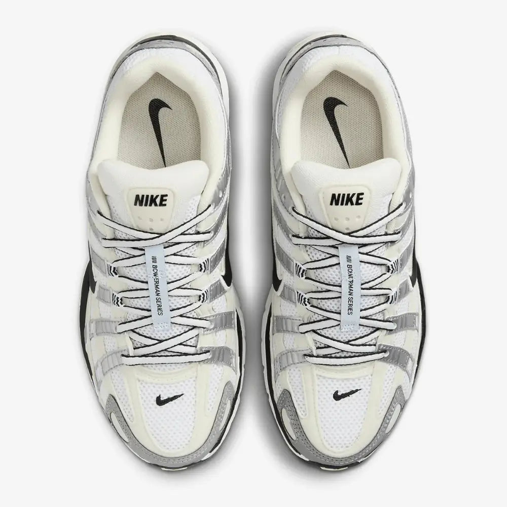 Nike P-6000 Coconut Milk White Metallic Silver