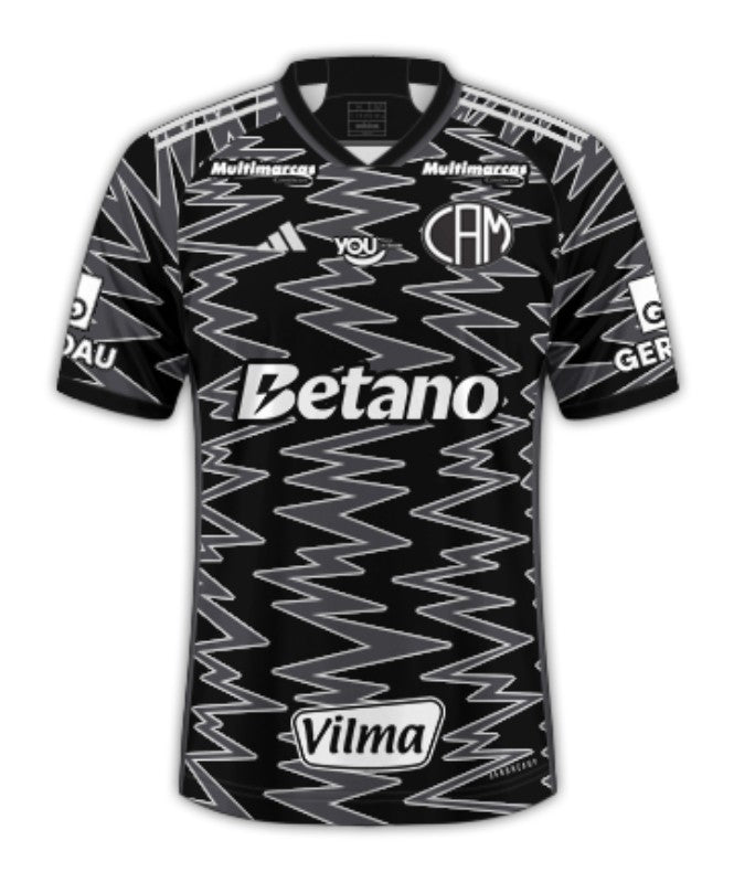 Camisa Atlético Mineiro 24/25 III Third - Todos os Patrocínios - Versão Torcedor