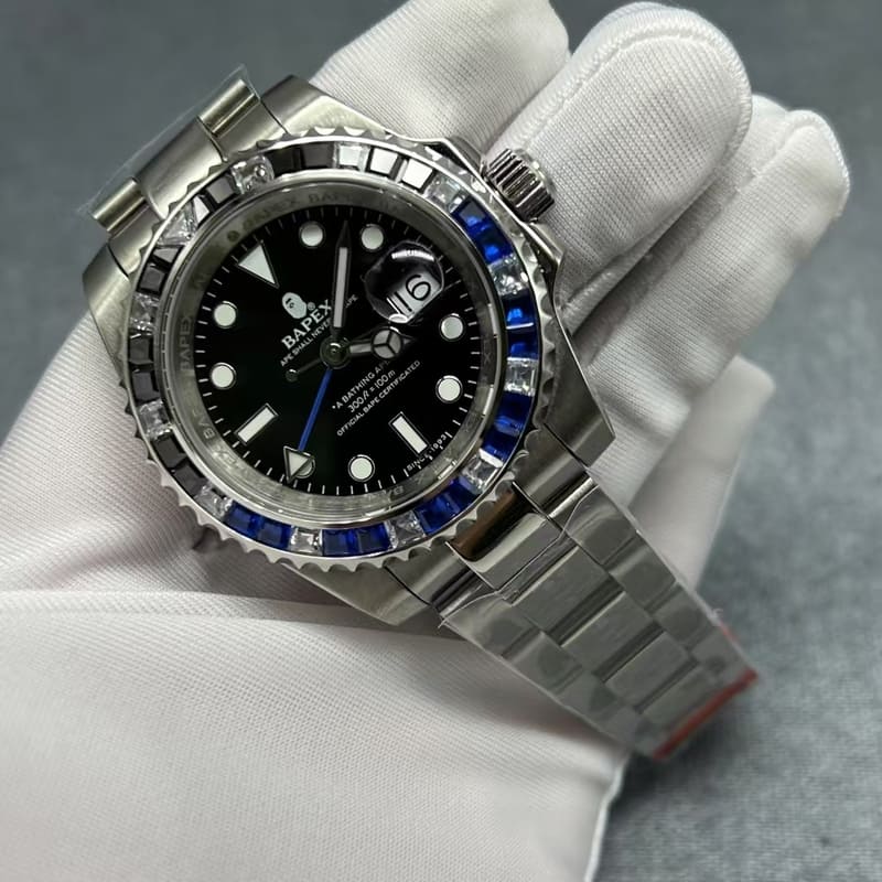 Relógio A Bathing Ape Bapex Type 2 Crystal Stone