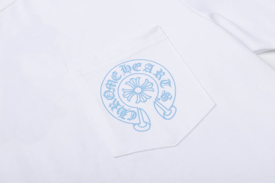Camiseta Chrome Hearts Triple Cross Logo Branca