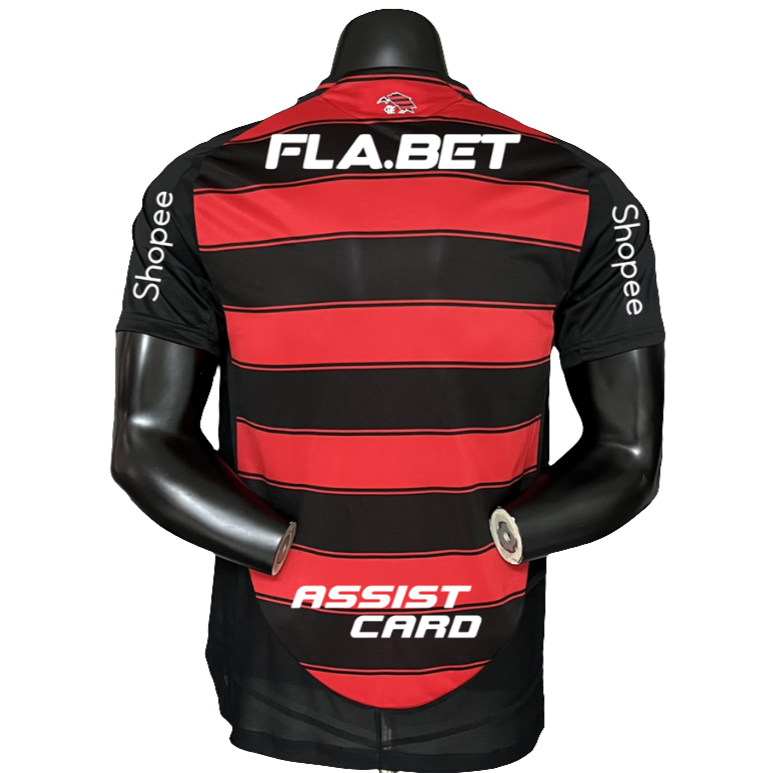 Camisa Flamengo 25/26 I Home - Todos os Patrocínios - Versão Jogador