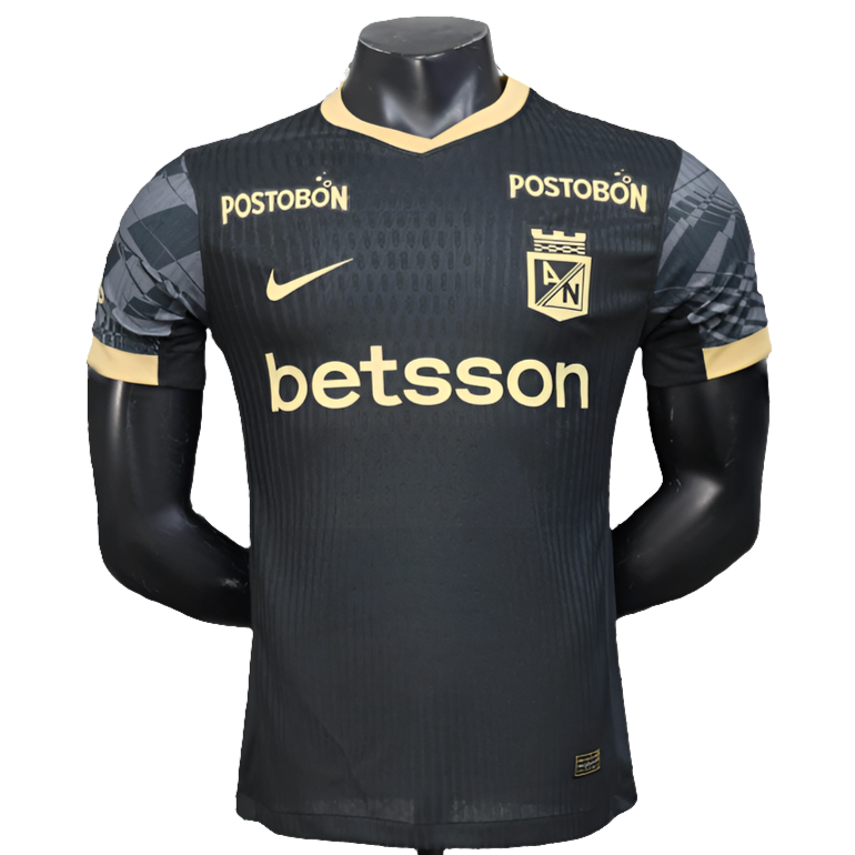 Camisa Atletico Nacional 25/26 Edição Preta - Versão Jogador