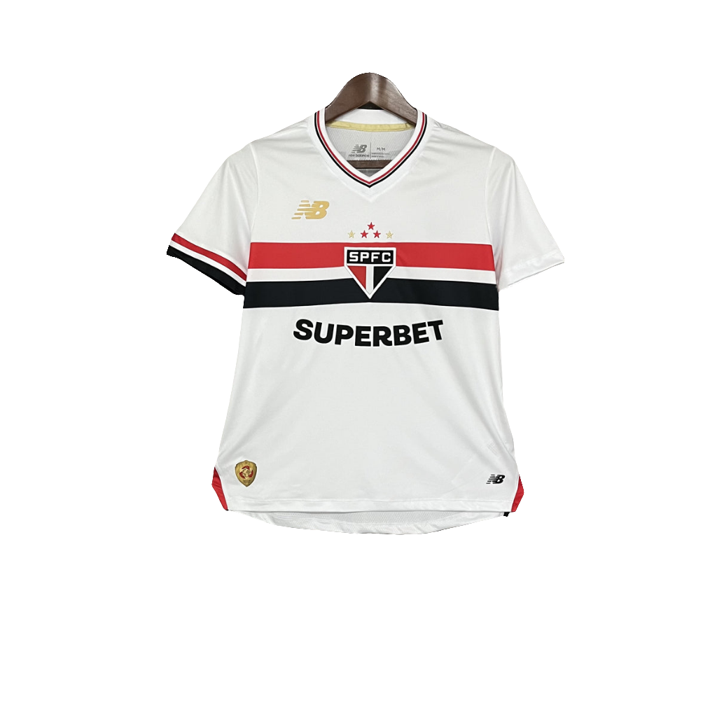 Camisa São Paulo 25/26 I Home - Patrocinado - Feminina