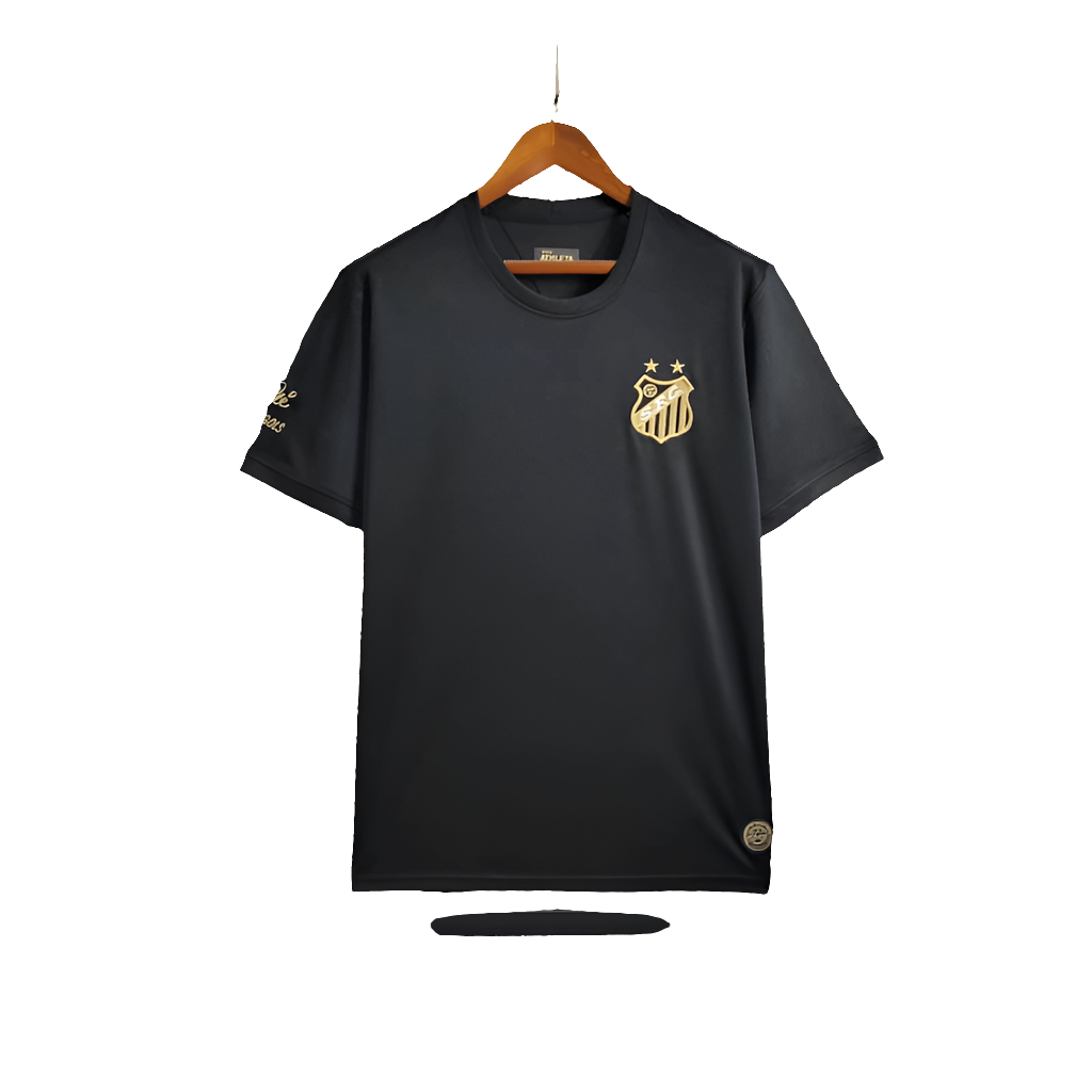 Camisa Santos 25/26 Edição Comemorativa - Preto - Versão Torcedor