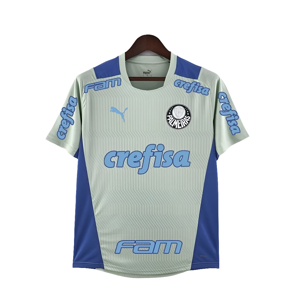 Camisa Palmeiras 22/23 Pré-Jogo - Todos os Patrocínios - Versão Torcedor