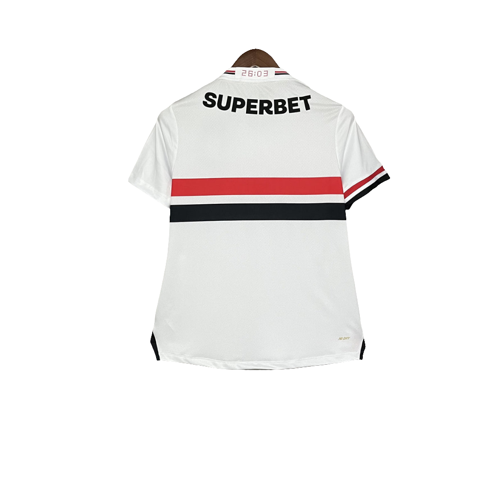 Camisa São Paulo 25/26 I Home - Patrocinado - Feminina