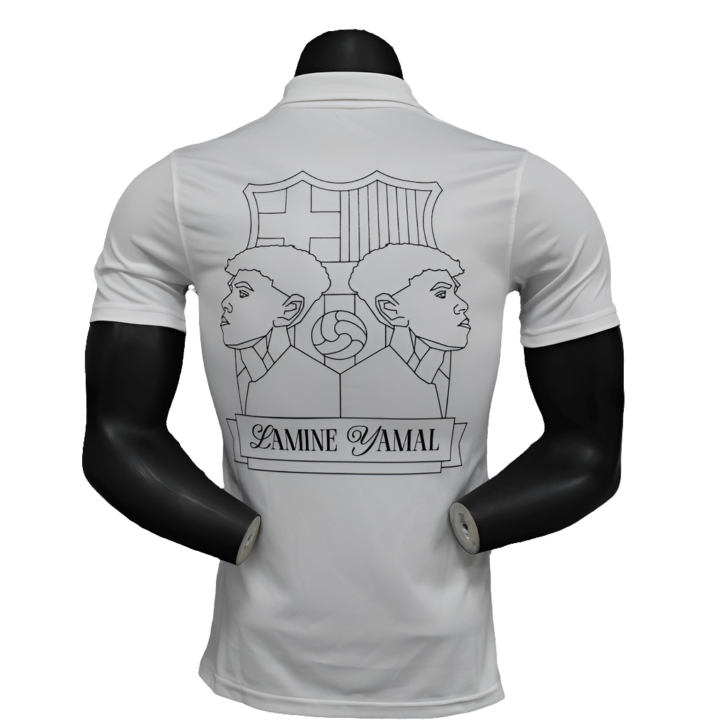 Camisa Barcelona 25/26 Edição Especial - Branco - Versão Jogador