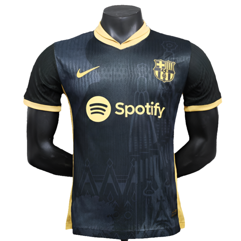 Camisa Barcelona 25/26 Especial - Preto - Versão Jogador