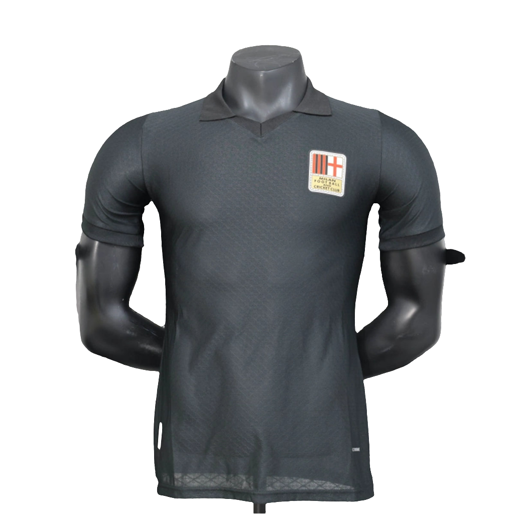 Camisa AC Milan 25/26 Edição 125º Aniversário - Preto - Versão Jogador