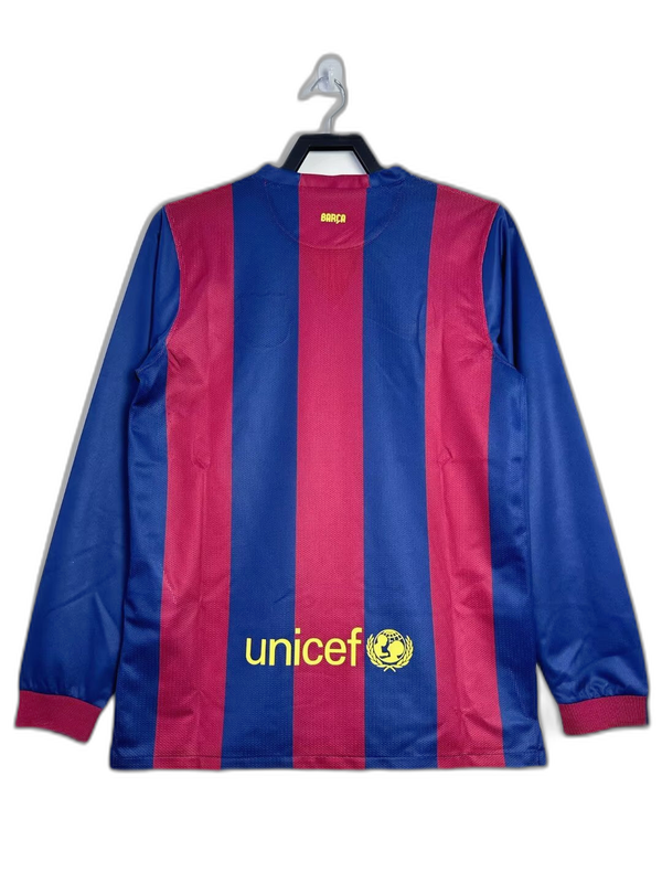 Camisa Barcelona 14/15 I Home Manga Longa - Versão Retrô