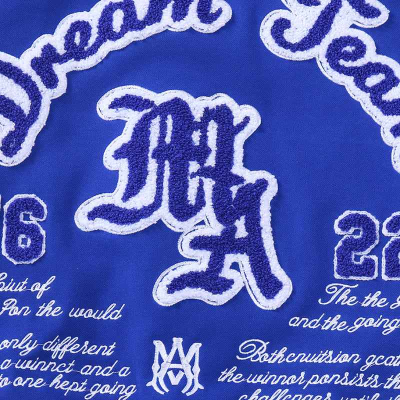 Jaqueta Amiri MA Dream Team Varsity Azul