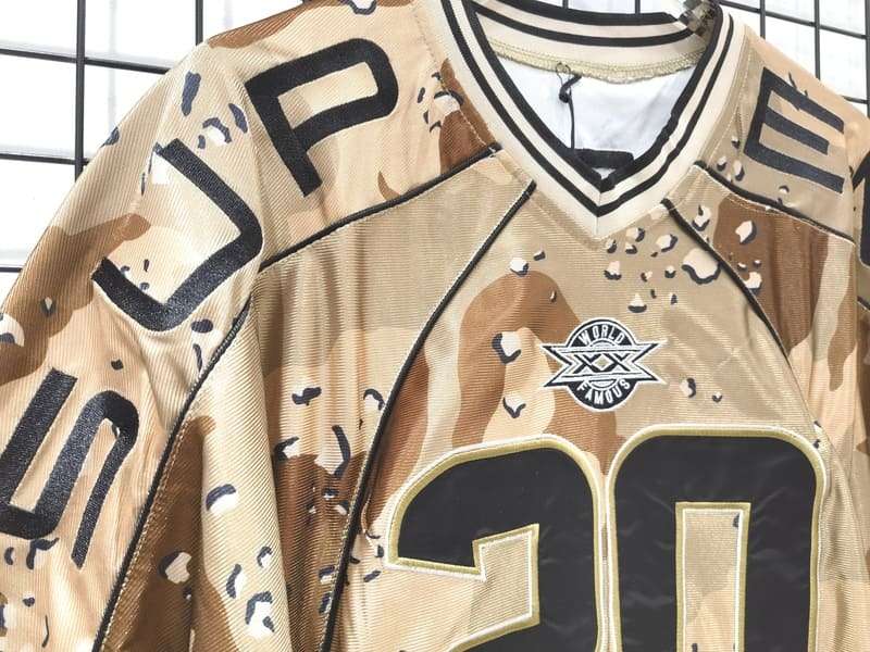 Camiseta Supreme Paneled Jersey Chocolate Camo