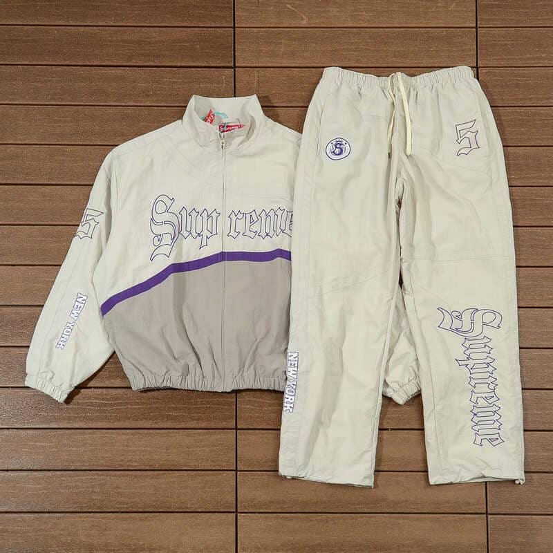 Conjunto Supreme OLD English Track White