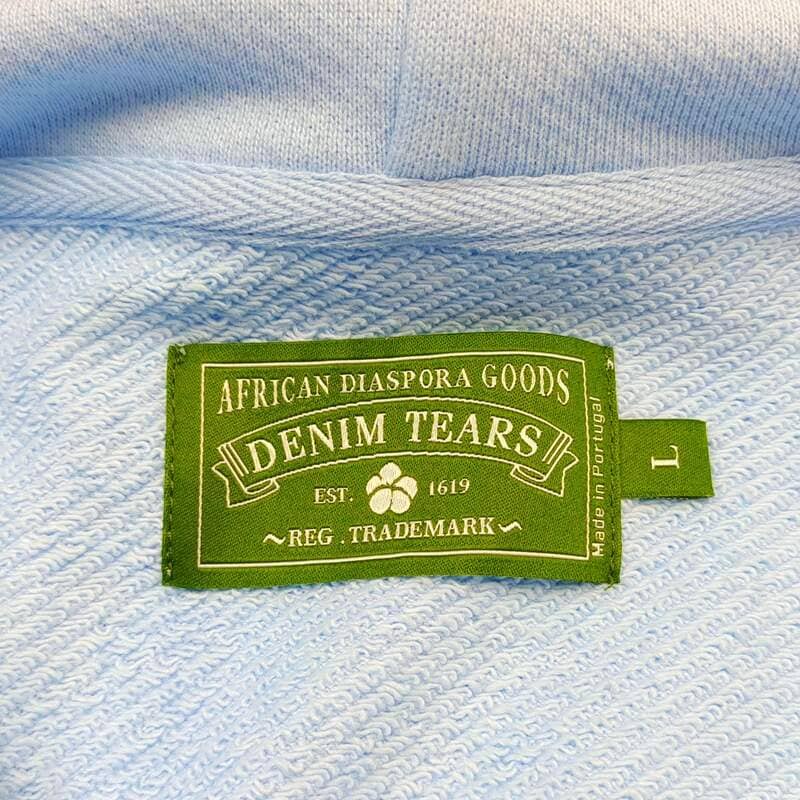 Moletom Denim Tears The Cotton Wreath Powder Blue