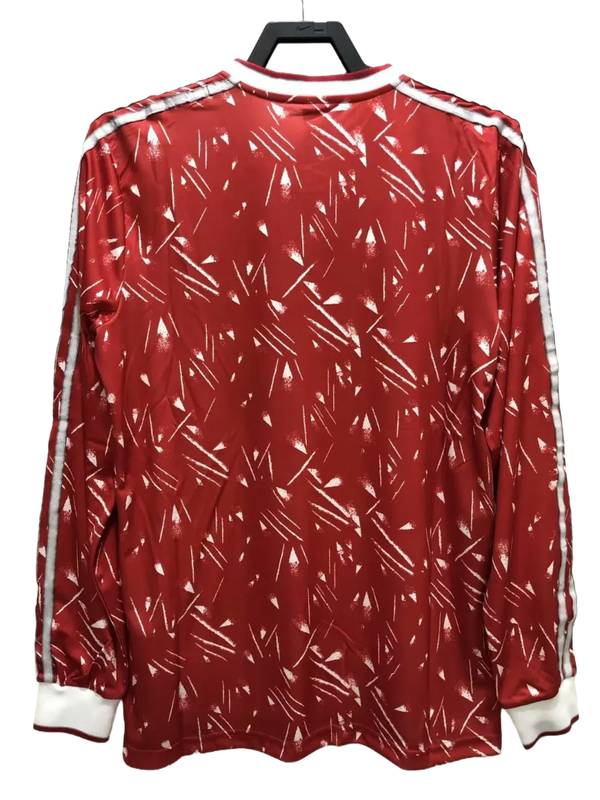 Camisa Liverpool 89/91 I Home - Versão Retrô Manga Longa