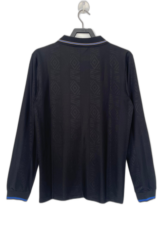 Camisa Manchester United 93/94 Preto - Versão Retrô Manga Longa