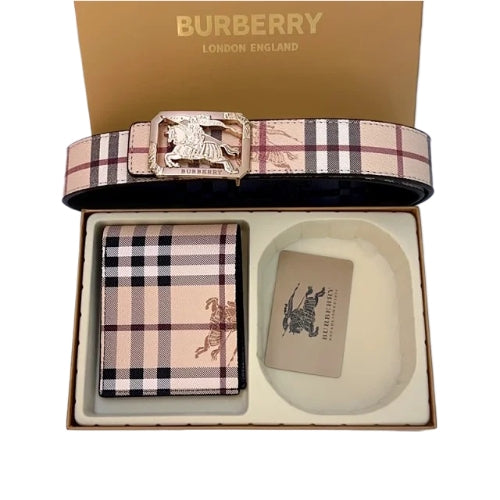 Combo Carteira + Cinto Burberry