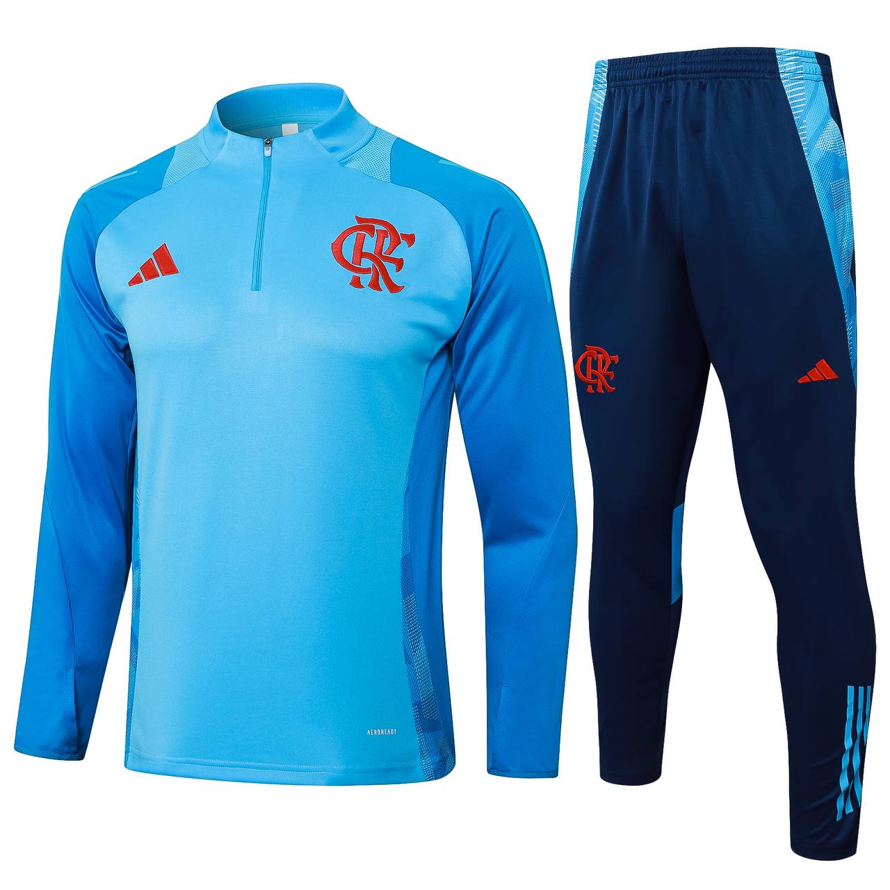 Conjunto do Flamengo Azul Claro 2025