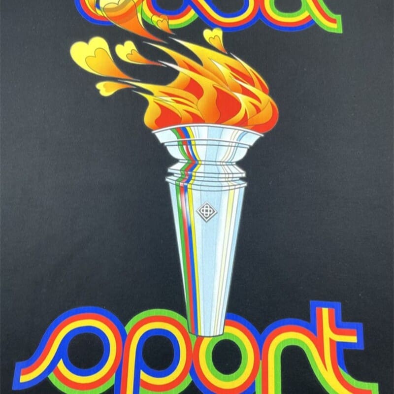 Camiseta Casablanca La Flamme Du Sport