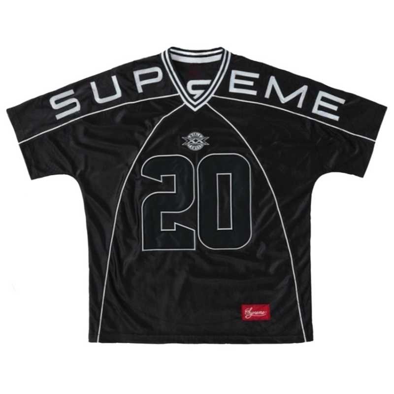 Camiseta Supreme Paneled Jersey Preta