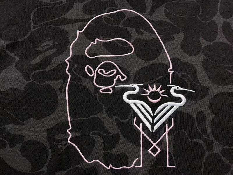 Moletom Bape x Inter Miami Camo Preto