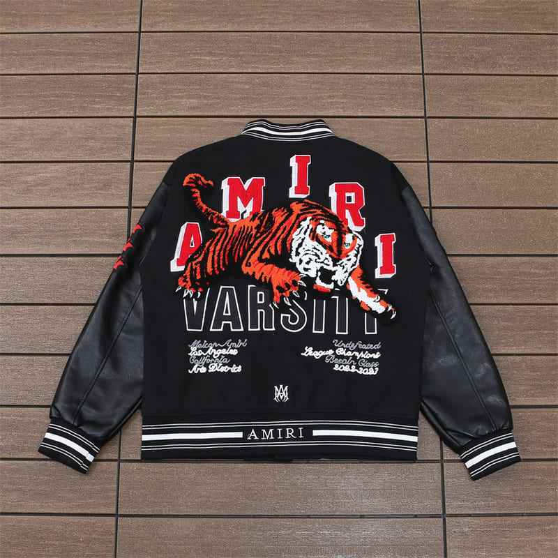 Jaqueta Amiri College Logo Patch Preta