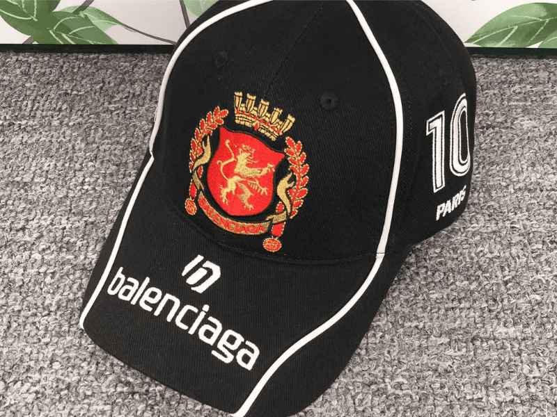Boné Balenciaga Paris Soccer Black