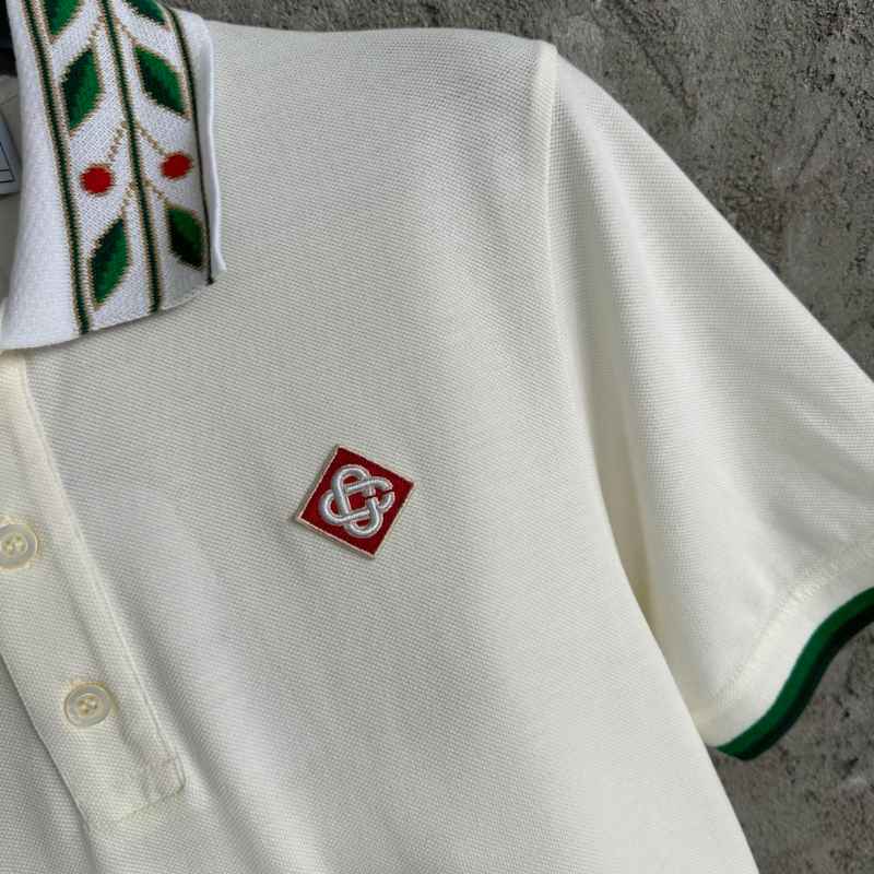 Camiseta Casablanca Classic Laurel Polo Branca