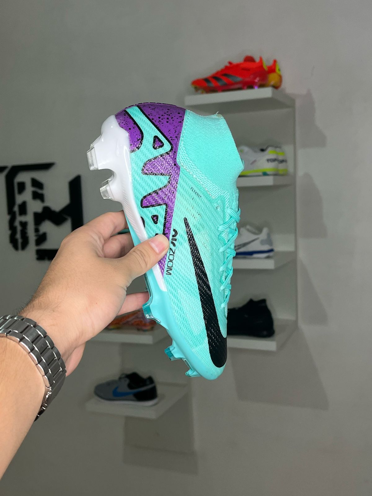 Chuteira Nike Mercurial Air Zoom Superfly 15 Elite Campo (PRONTA ENTREGA)