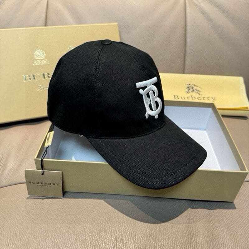 Boné Burberry Monogram Baseball Preto
