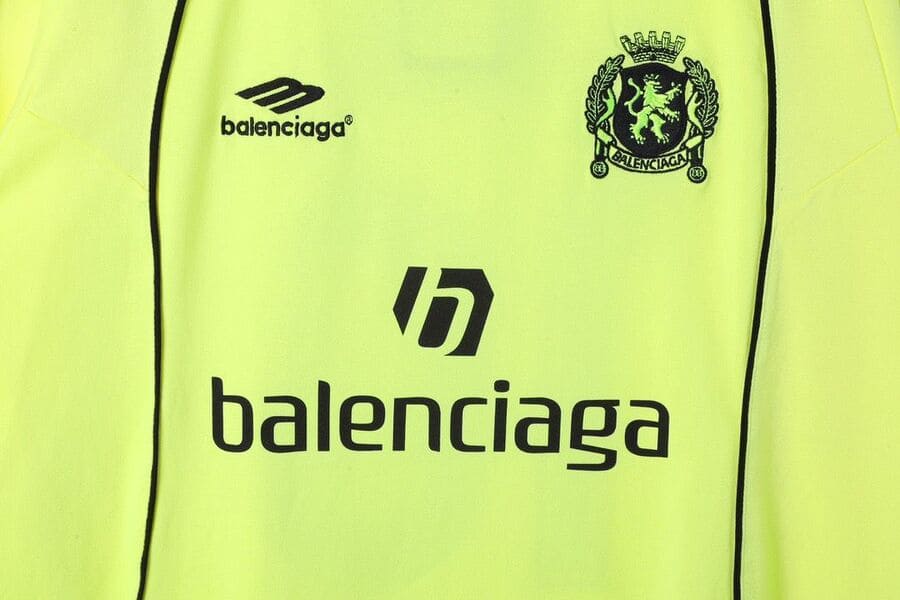 Camiseta Balenciaga Paris #10 Soccer Jersey Oversized Green