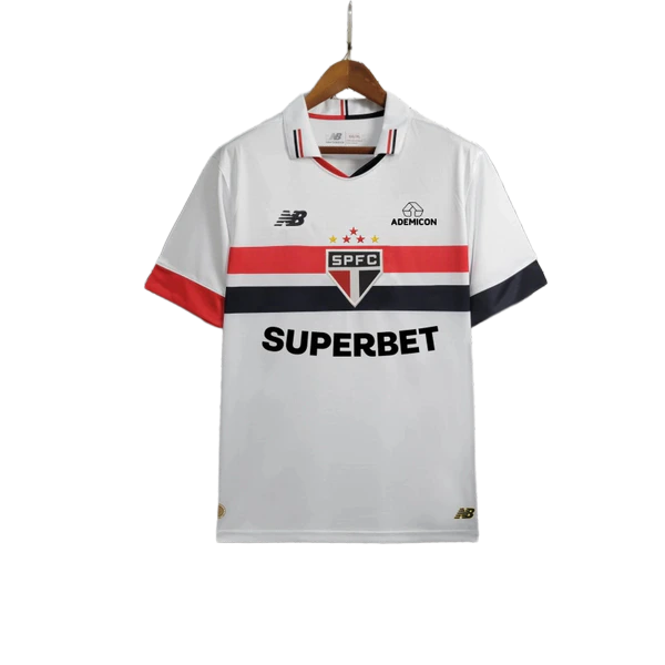 Camisa São Paulo 24/25 I Home - Todos os Patrocínios - Versão Torcedor