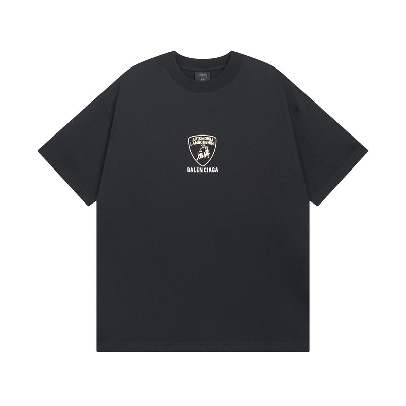 Camiseta Balenciaga Lamborghini Faded Black