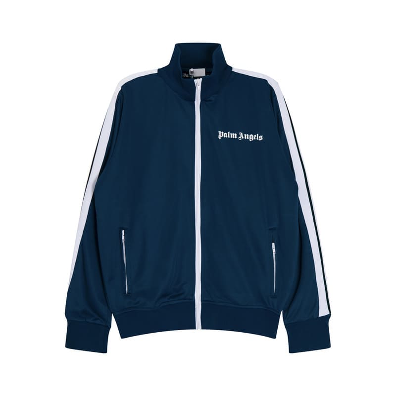 Jaqueta Palm Angels Logo Blue Marine