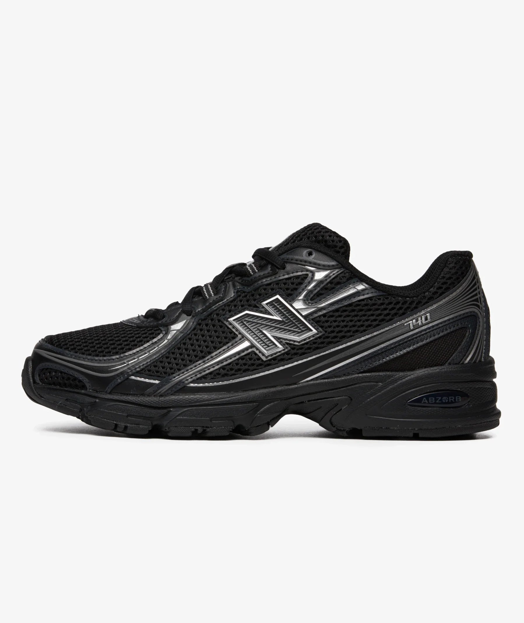 New Balance 740v2 Black Grey Silver