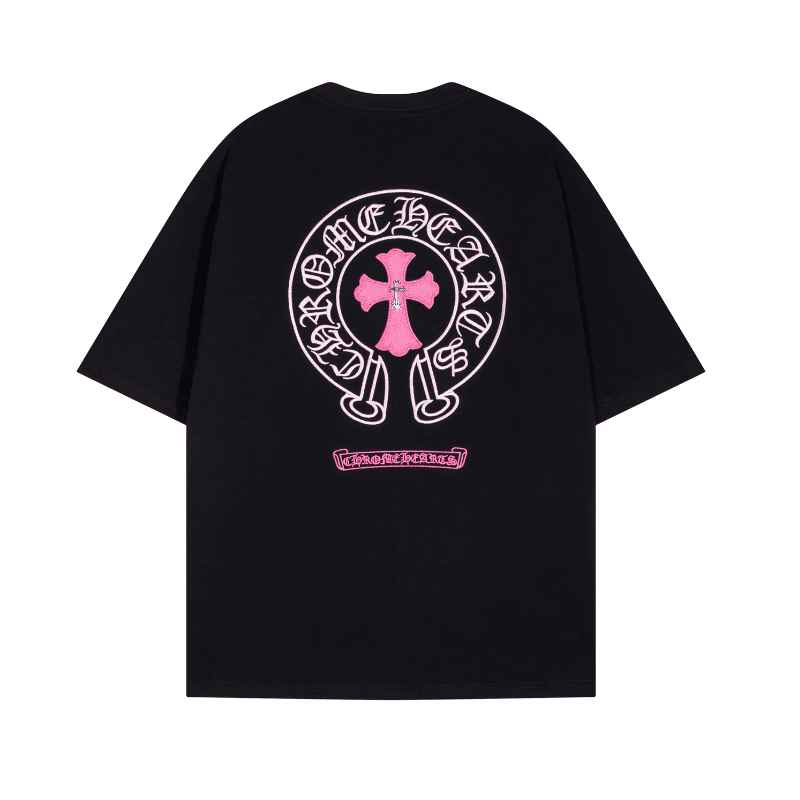 Camiseta Chrome Hearts Pink Cross