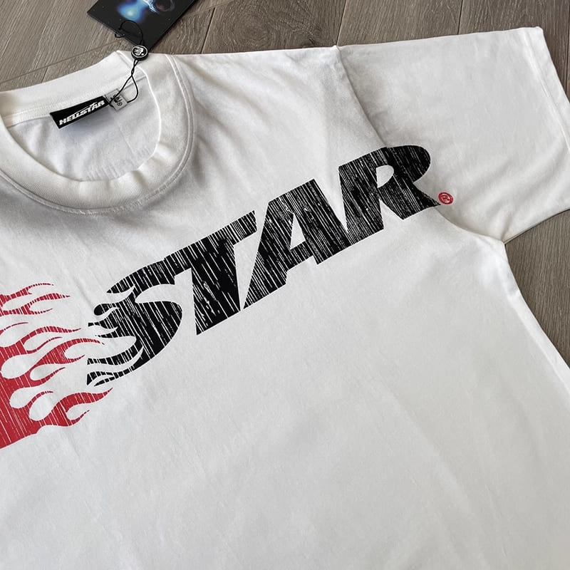 Camiseta Hellstar Studios Cartoon Logo Grey