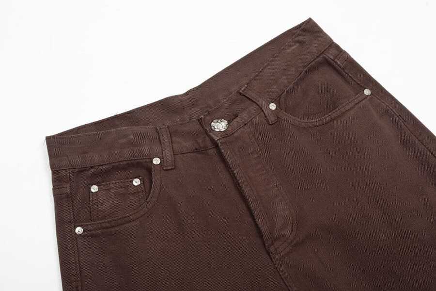 Calça Jeans Chrome Hearts Patches Cross Bown