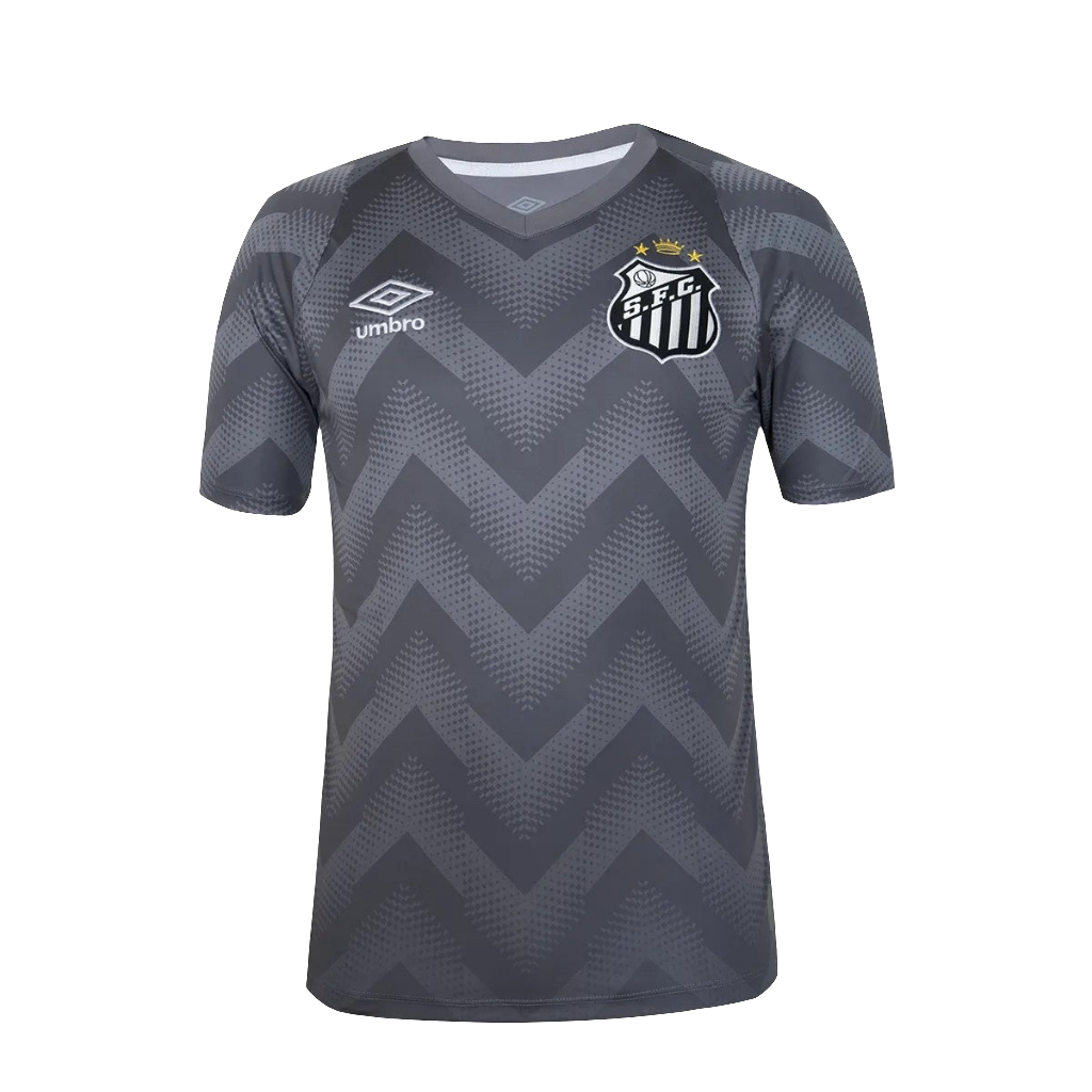 Camisa Santos 24/25 Goleiro - Cinza - Versão Torcedor